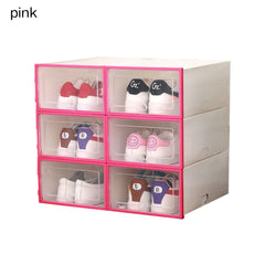 6PCS  Shoebox  Shoe Organizer